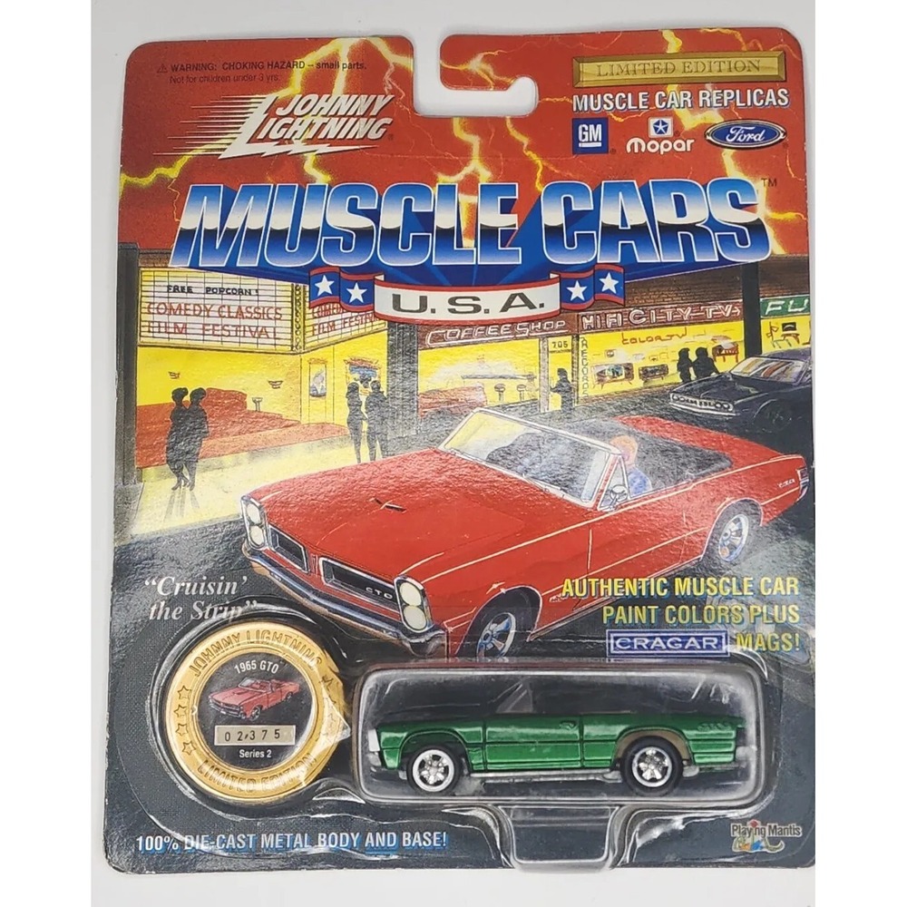 1994 Johnny Lightning Muscle Cars USA 1965 GTO Series 2 Green HW20 02375
